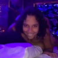 Rapper Tokischa In A Threesome In A Cabin